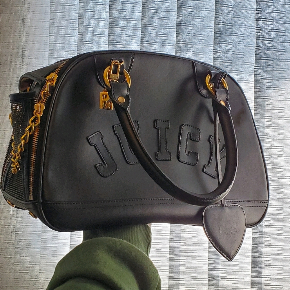 Juicy Couture Leather Pet Carrier